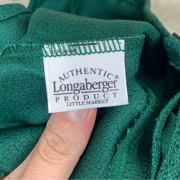 Longaberger Ivy Green Little Market Basket Liner - Picture 3 of 5